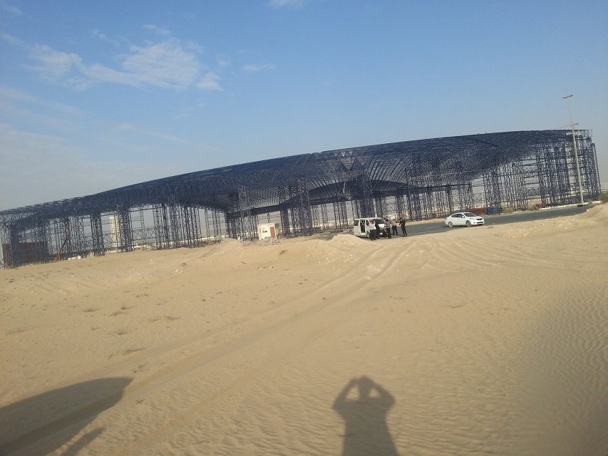 大石桥大型场馆网架工程